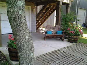 Sit on the front patio and enjoy your morning coffee