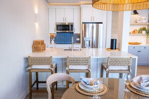 Kitchen with dining area