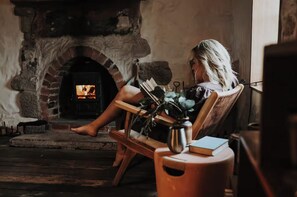 Nothing like a warm fire and your favourite book