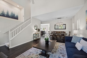 Spacious Entryway and Dining Room