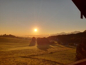 Vue depuis l’hébergement