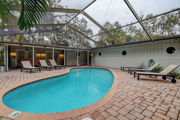 Swim or soak in warmth year-round!