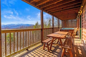 Take in the views & fresh air on the upper level deck!