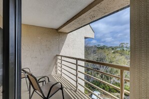 View from Living Area and Main Bedroom Balcony