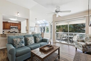Living Room with Balcony Access at 706 Barrington Park