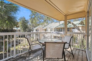 Private 2nd Floor Deck at 706 Barrington Park
