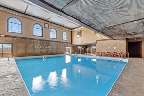Enjoy the heated saltwater pool!