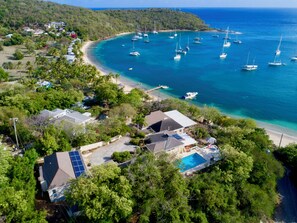 Ariel view of Galleon House