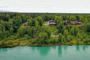 Aerial View of Property | Kenai River Access On-Site