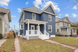 Charming exterior of this beautifully renovated home, set in a historic neighborhood