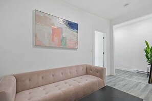 Bright and minimalistic living space