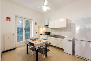 Kitchen and dining area