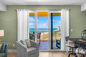 Living Area with Balcony