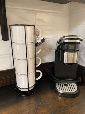 Kaffe och/eller kaffebryggare