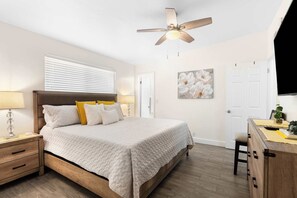 Restful nights await in this stylish and comfortable bedroom