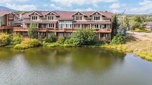 Exterior - A beautiful pond just steps away from the unit.