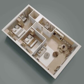 Plan de l'appartement 