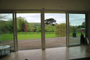 Private decking area out onto stunning countryside