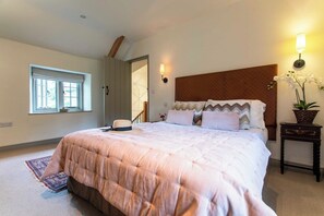 Peaceful sleeps on a comfortable bed