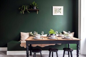Spacious dining area 