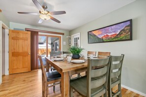 Kitchen and Dining Area | Seating for 7!