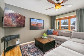 Living Area with Smart TV | Plenty of comfortable seating!