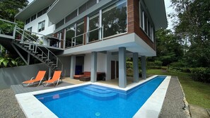 Pool Area Below Living Room Windows