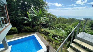 Pool View from Back Deck