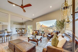 Living Room | 2-Story Home | Central A/C & Heating | Open Floor Plan