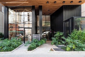 Entrada do alojamento