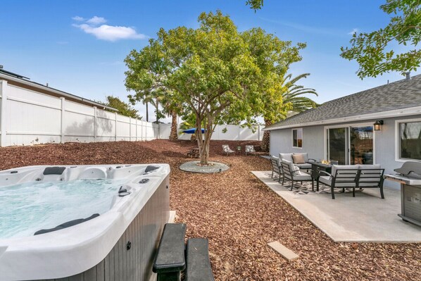 Backyard oasis