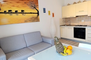 Kitchen and dining area