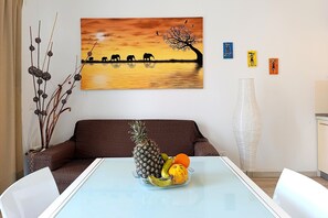 Living and dining room