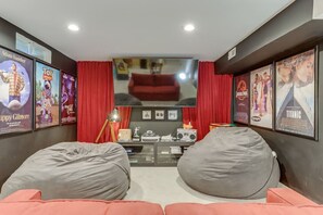 Theater Room with Blockbuster Movies and Nintendo 64