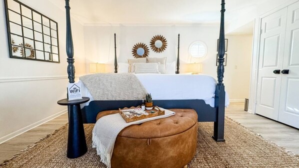 Dreaming of the perfect trip?  Relax, refresh & repeat, in your King Size Master Bed, fit for royalty.