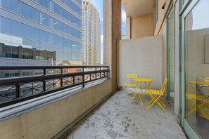Relax in our charming balcony, perfect for enjoying fresh air and peaceful outdoor  moments