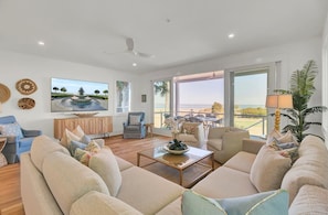 Living Room at 52 Ocean Point