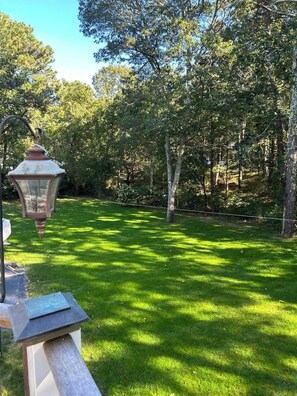 Large backyard
