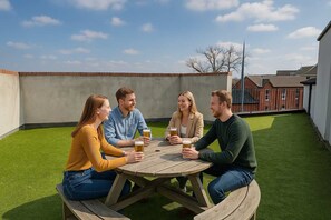 Roof terrace - Can only be accessed by guests staying in our three penthouse apartments