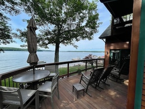 Deck view looking north