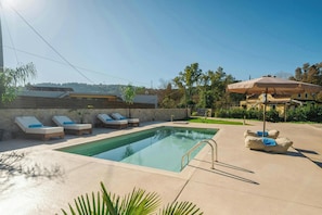 Scenic Pool Area: The perfect setting for a refreshing dip on a sunny Corfu day