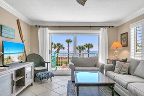 Living Room - Plush furniture and great views