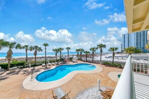 Balcony View - MIDDLE UNIT - BEST views in the building!! Great for sunsets!