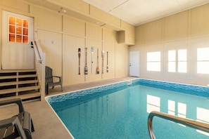 There's room to sit and enjoy watching the kids play in the pool. Just watch out for them splashing you and be careful - you may find yourself wanting to come back every year!