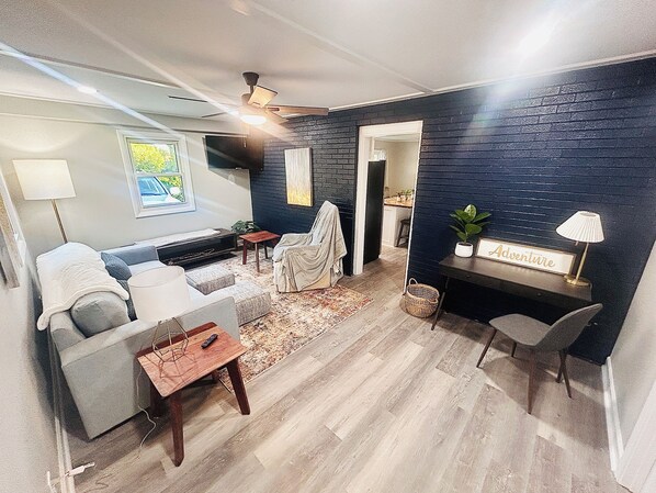 Living room and office space - Extra sleeping area 