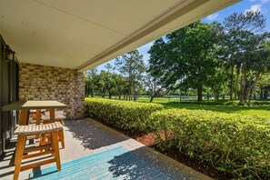 View of hole #2 from the back patio
