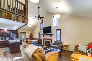 Living Room | 2-Story Home | Central A/C & Heating