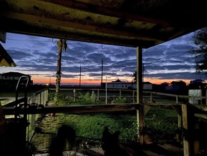mornings on the front porch