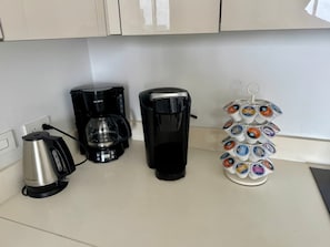 Kaffe och/eller kaffebryggare