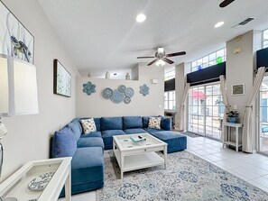 Relax in our Spacious Living Room